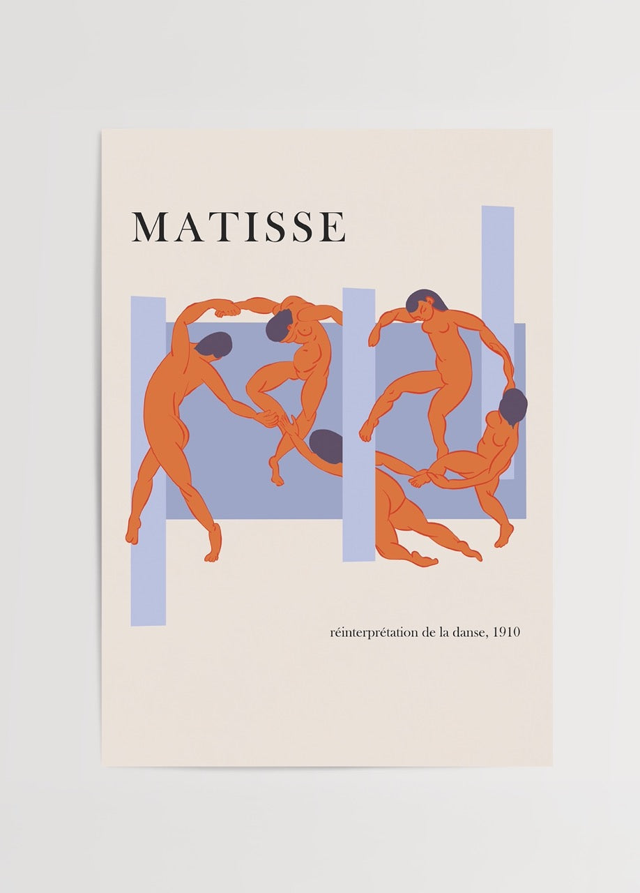 Dynamic Movement Dance of Colour Poster showcasing vibrant figures in motion.