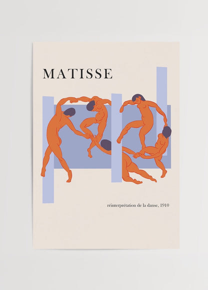 Dynamic Movement Dance of Colour Poster showcasing vibrant figures in motion.