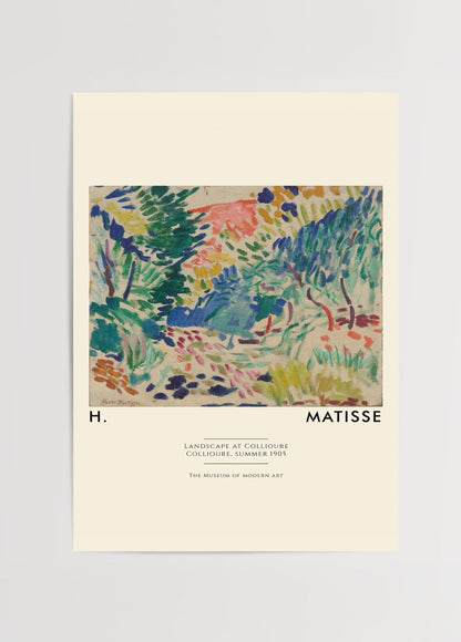 A vibrant coastal landscape artwork featuring lively brushstrokes and colours for decorative wall art.