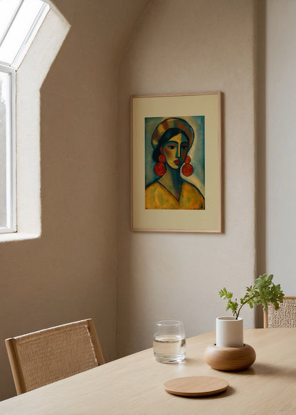 A striking poster print titled &