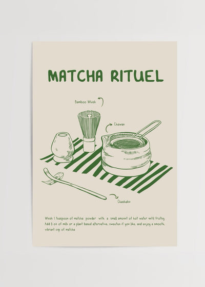 Matcha Ritual Poster Print