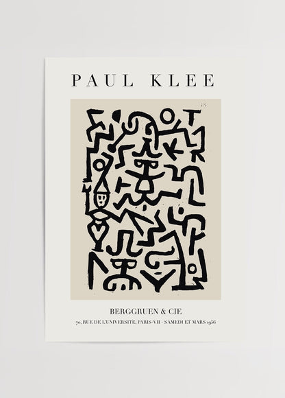 Three contemporary abstract art posters in a stylish frame.