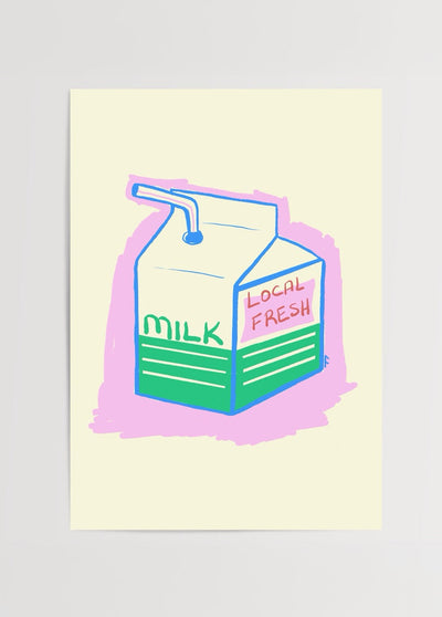 Milk Poster Print