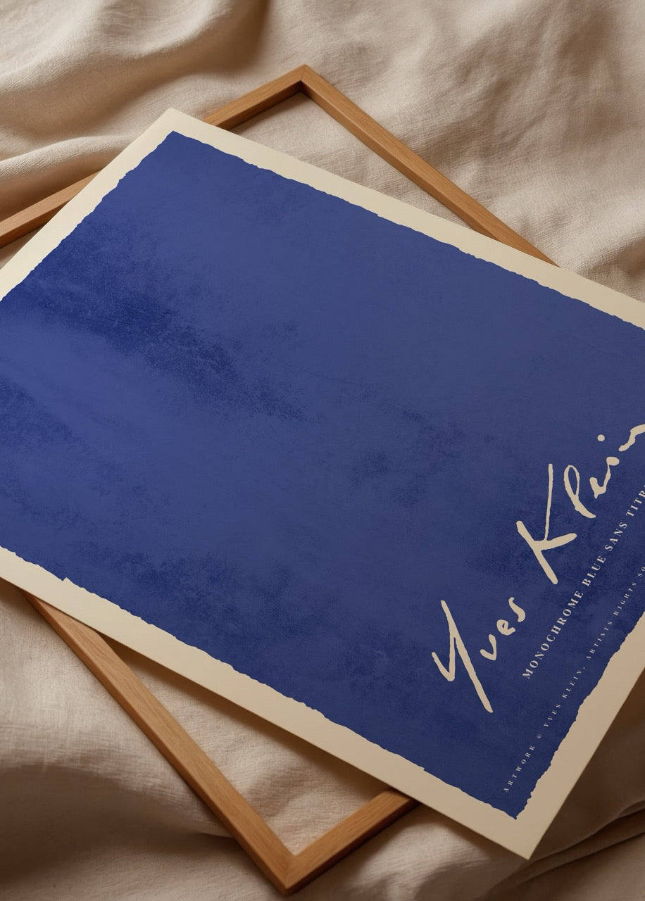 Celestial Blue Harmony wall art featuring rich blue tones.