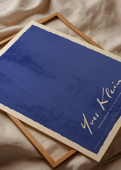 Celestial Blue Harmony wall art featuring rich blue tones.