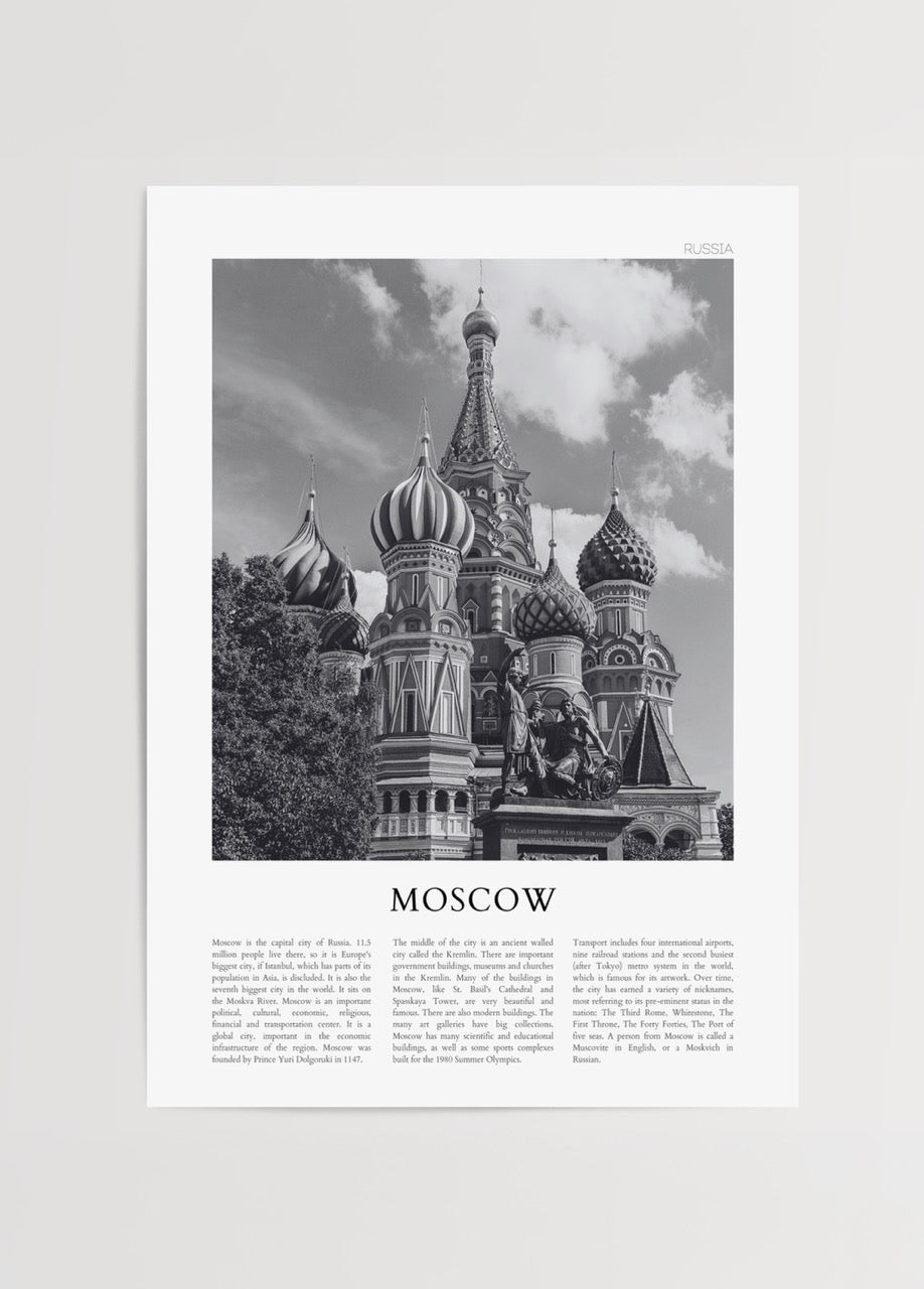 Monochrome artwork of St. Basil&
