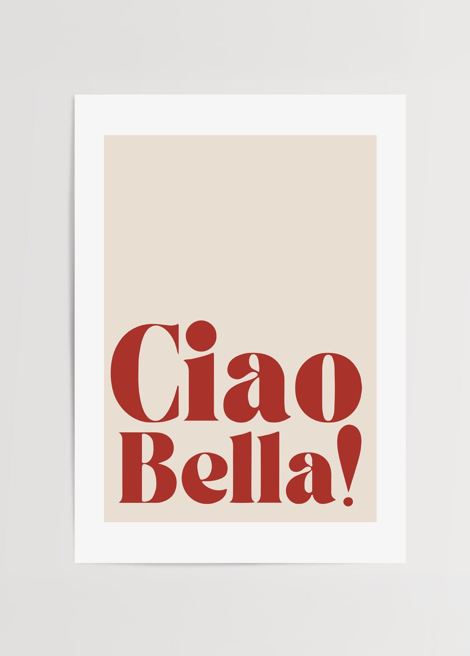 Typography print featuring the phrase &
