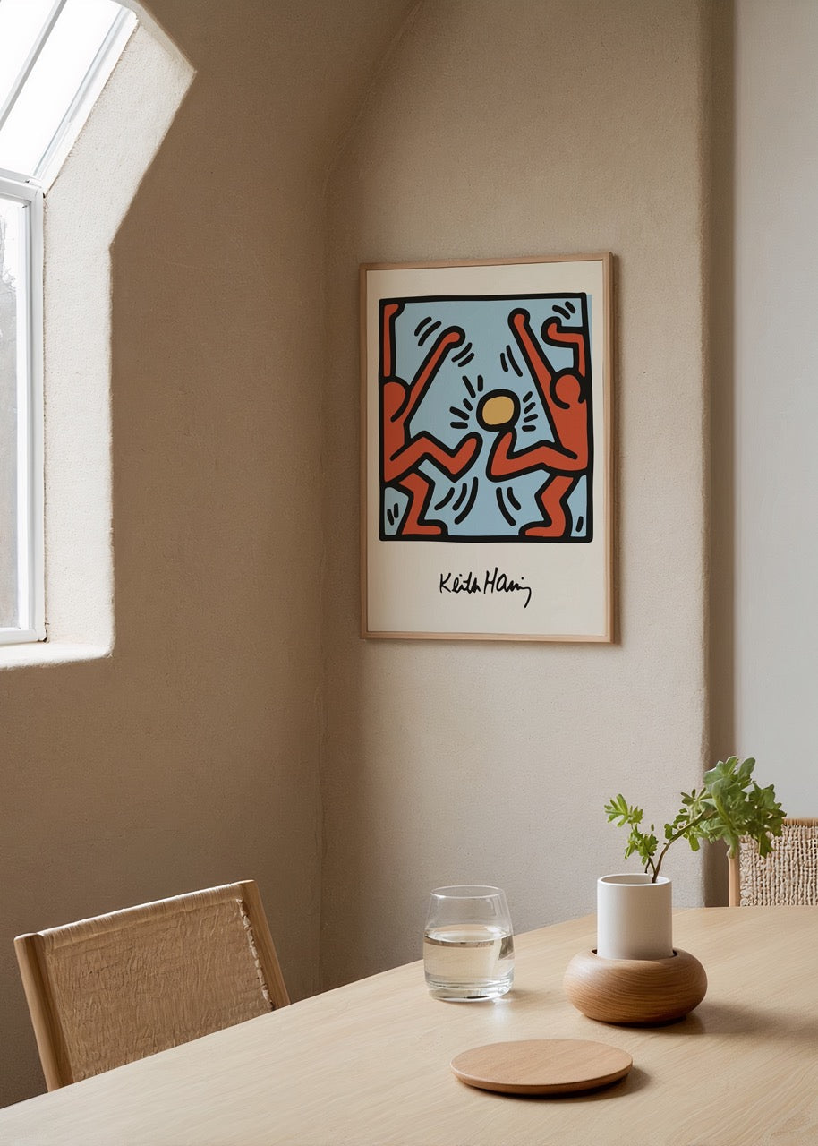 Vibrant dance figures in pop art style, perfect for modern interiors.