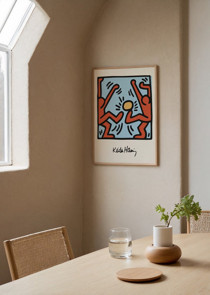 Vibrant dance figures in pop art style, perfect for modern interiors.