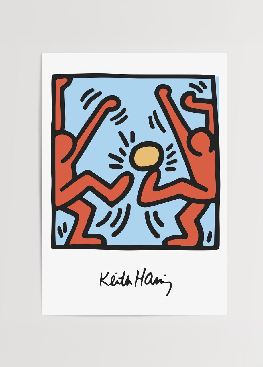Vibrant dance figures in pop art style, perfect for modern interiors.