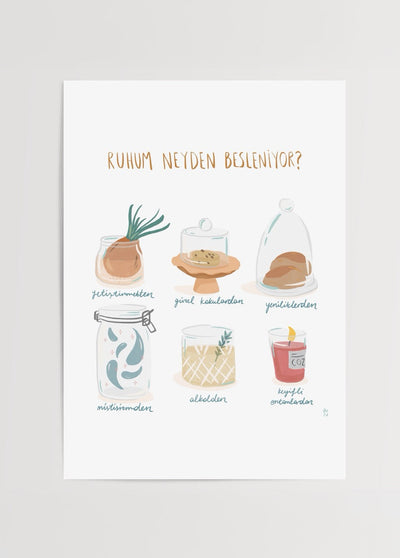 Food for the Soul Poster Print