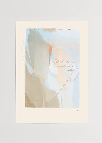 Salt, Sea & Earth – Poster Print