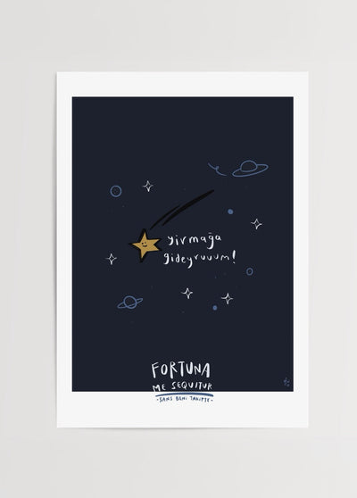 'Luck Is on the Trail' Poster Print