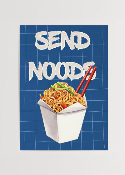 Send Noods Midnight Takeout Poster Print