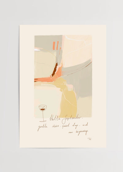 September Poster Print
