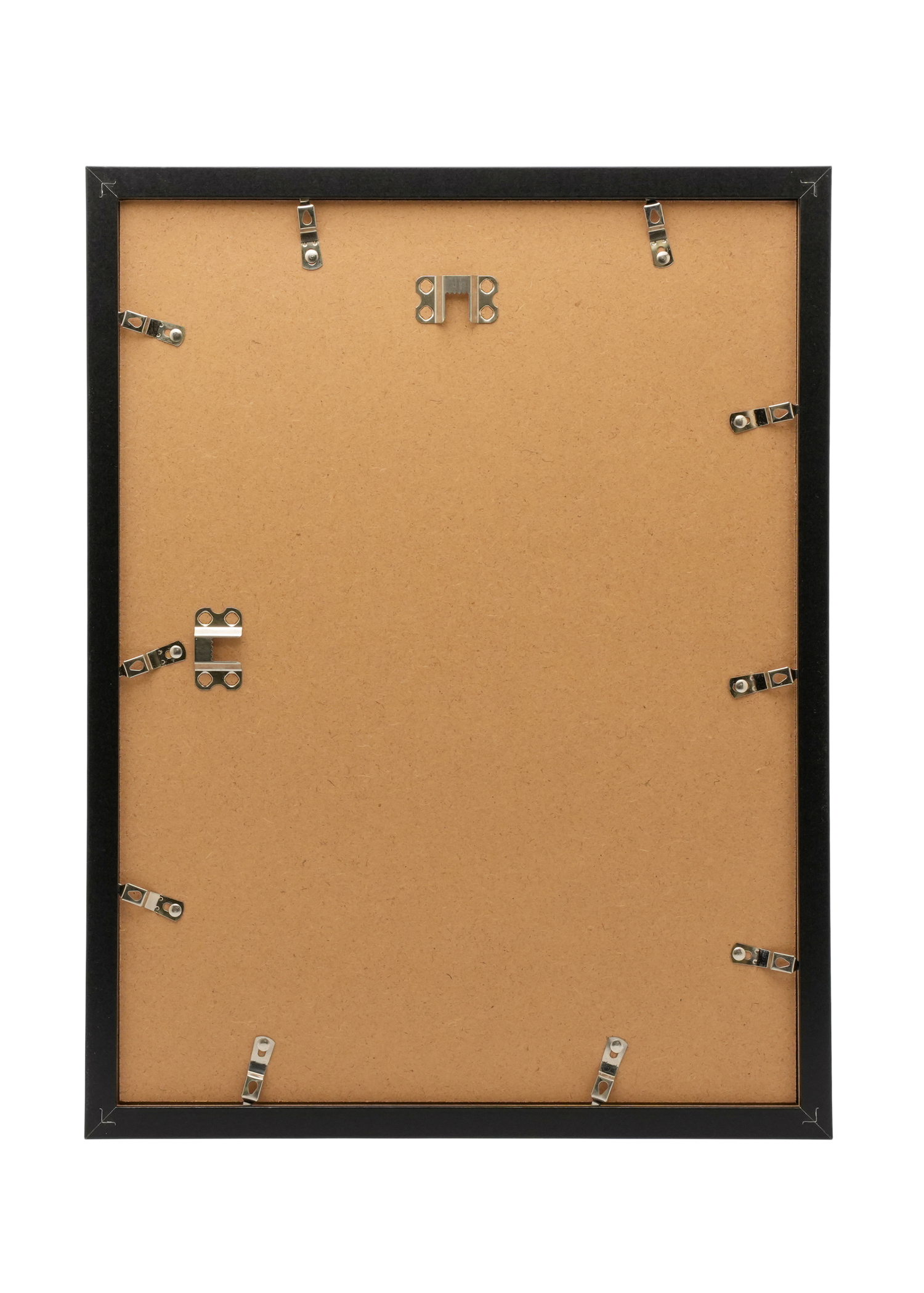Sleek black wooden frame designed for wall art display.