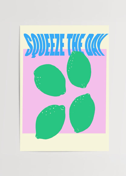 Vibrant illustration of lemons with the text &