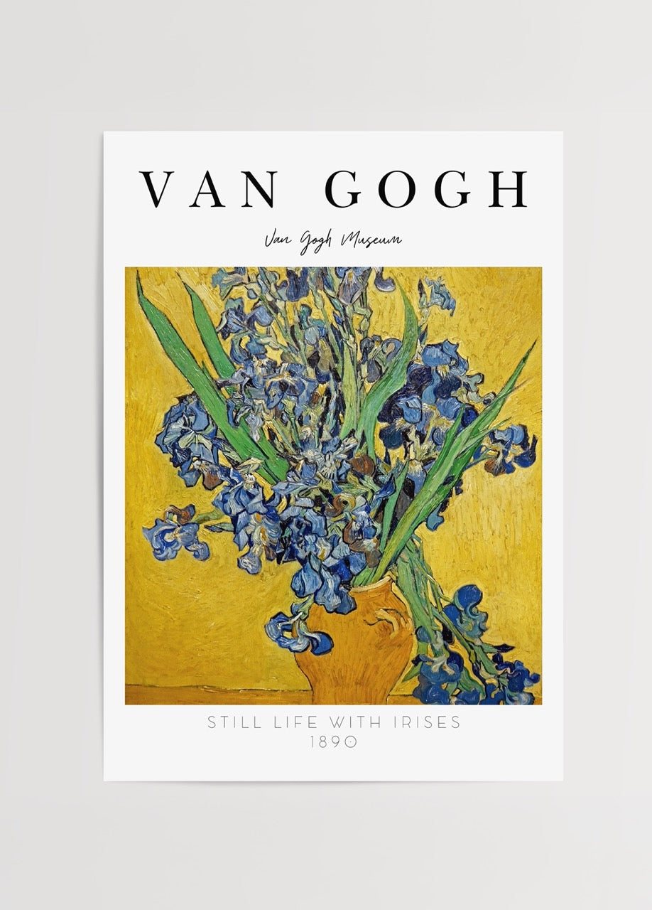 A vibrant poster featuring Van Gogh&