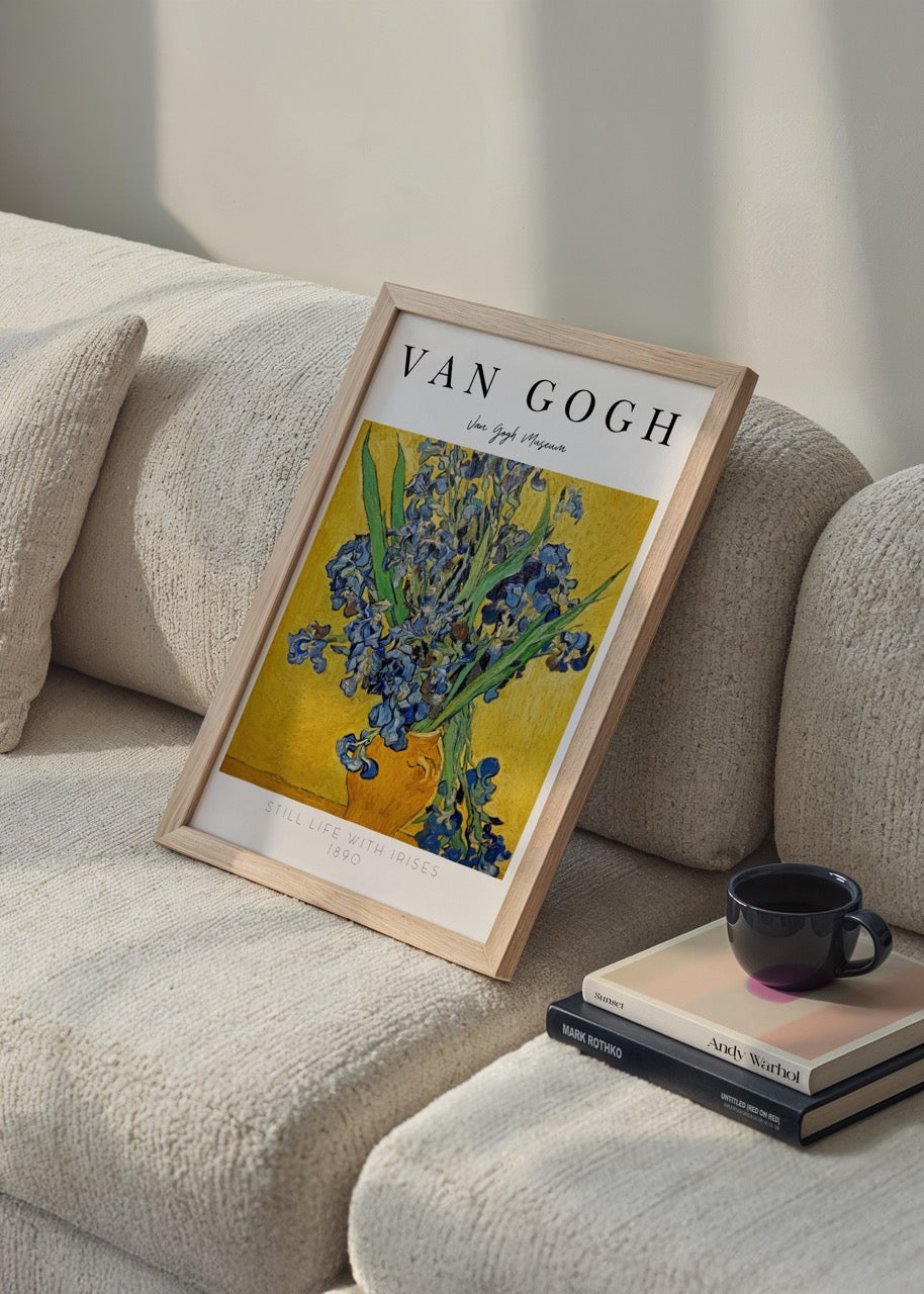 A vibrant poster featuring Van Gogh&