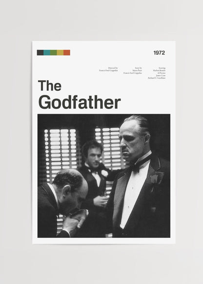 Classic cinematic wall art featuring iconic film characters in black and white.