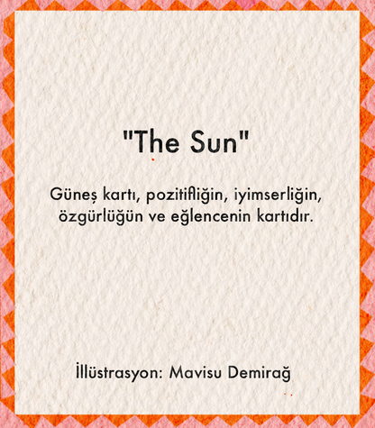 Vibrant illustration of the sun with playful colours and landscape elements.