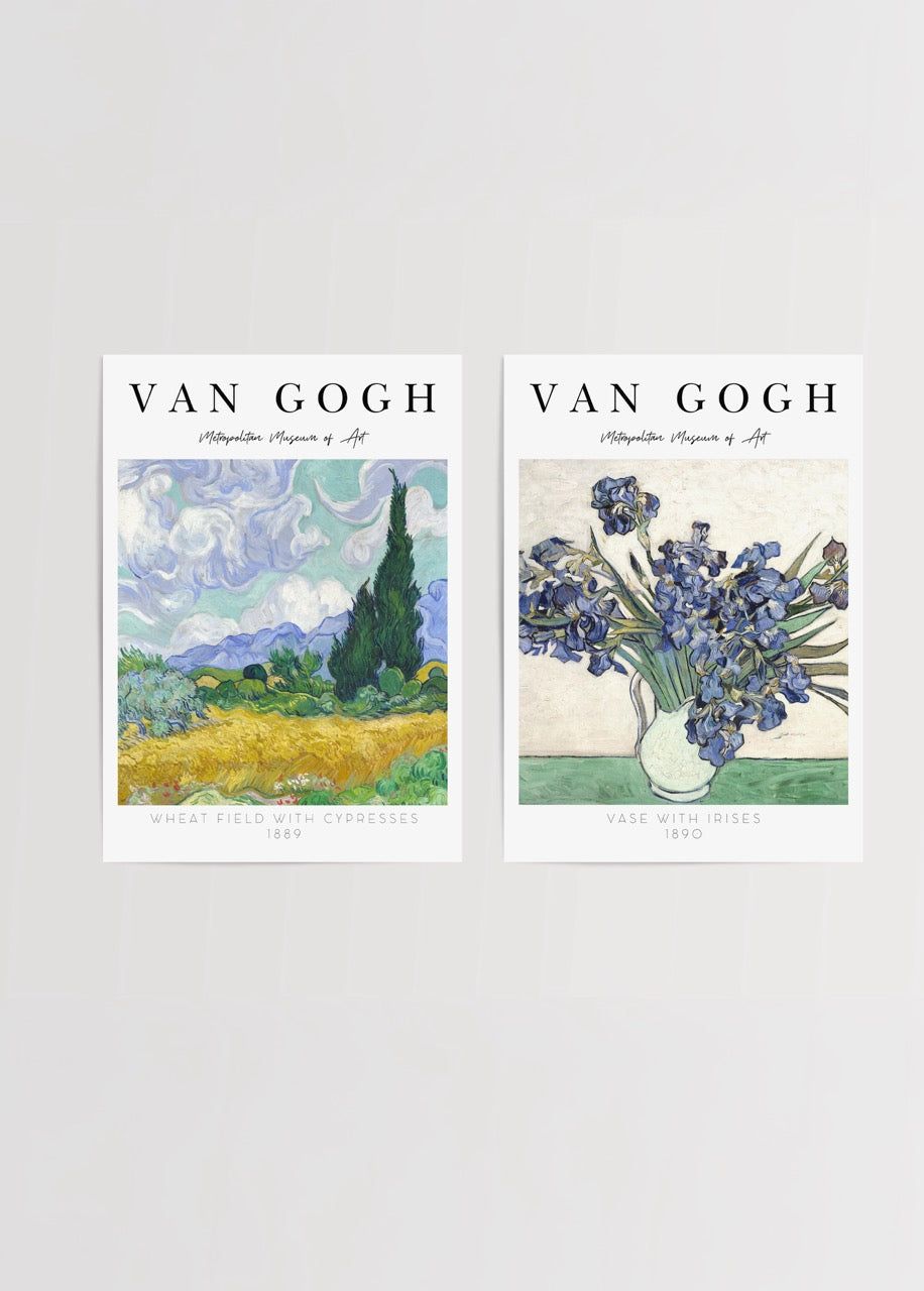 A premium poster set featuring Van Gogh&