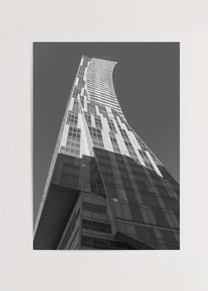 Zlota 44 Warsaw Architectural Photography Poster showcasing modern building design.